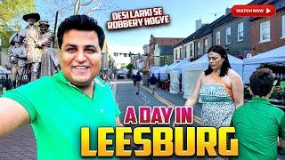 A day in Leesburg Virginia | spring festival | Larki se robbery hogye 