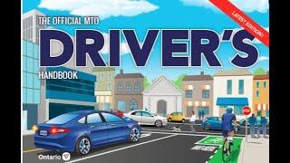 Ontario Driver’s Handbook (MTO) 2024 v1 Audio Video Book: Bookmarked Sections