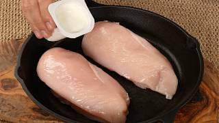 A grandfather from Italy showed me this trick! Best chicken breast recipe! Very tasty!