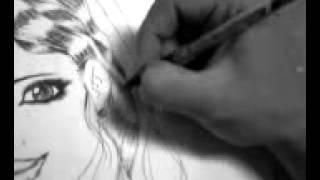 Youssef rachidi  draw a hair.3gp