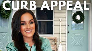 Curb Appeal & Front Porch Makeover on a Budget: Easy Ideas!