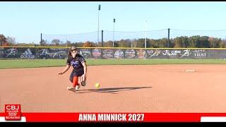 Softball Skills Video Anna Minnick 2027 Outfielder