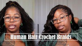 Human hair crochet braids | QVR body wave | Easy install