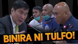 Senator Tulfo Slams Pol Lieutenant Bernardo for filing a case against victims & putting them in jail