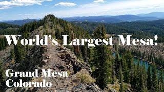 Beautiful & Unique! World’s Largest Mesa with 300+ Lakes – Grand Mesa Colorado (near Grand Junction)