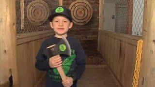 Eyewitness News Yosemite Axe Throwing holds fundraiser for 7-year-old boy with rare terminal muscle