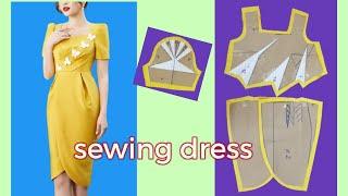 148 - Hướng dẫn cắt may Đầm xếp ly Tulip |cut and sew Tulip |Le fashion |how to sew|