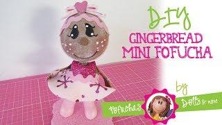 DIY Mini Gingerbread Fofucha Girl - 3d Foam Craft Sheet