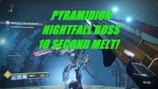 Destiny 2 - Pyramidion Nightfall boss (brakion, genesis mind) melted in 10 secs!