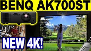 Best 4K Golf Simulator Projector for 2025? BenQ AK700ST Full Review!