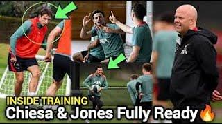 INSIDE TRAINING | Salah, Chiesa, Diaz, Trent, Gravenberch Training for Nottingham Forest | Ready