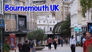 Walking in Bournemouth UK Town Centre  󠁧󠁢󠁥󠁮󠁧󠁿 | October 2020