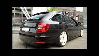 Tuning Skoda Superb mit Airride Luftfahrwerk und OEM Bentley Felgen