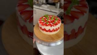 Самый вкусный ТОРТ ФРЕЗЬЕ | клубничный торт | летний десерт FRAISIERCAKE