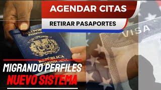 AGENDAR CITA PARA RETIRAR PASAPORTES VISADOS MIGRANDO EL PERFIL AL NUEVO SISTEMA AIS.USVISA