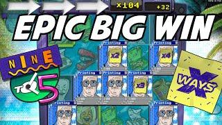 CRAZY SUPER BONUS! - NINE TO FIVE SLOT GIVES US A HUGE BIG WIN FROM A BONUS BUY - LIVE HIGHLIGHT