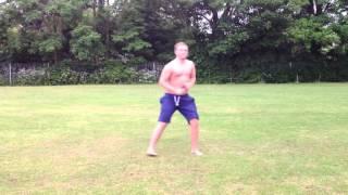 Pops and I drilling some kicks we dont really try