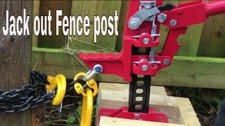 How To Remove a Fence Post without the concrete