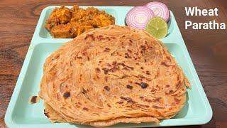 Soft layered Wheat Paratha | Wheat Parotta | How to make wheat parotta| Parotta recipe|Wheat Paratha