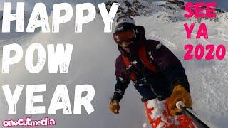 Happy Pow Year  Goodbye 2020   Lets go Skiing     onecutmedia