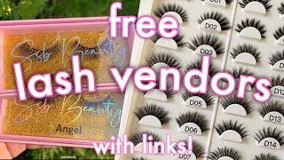 WHOLESALE LASH VENDORS LIST| FREE LASH VENDOR LIST 2021!