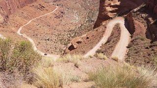 Potash Road Shafer Trail  into Canyonlands National Park