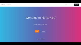 MERN Notes Application  | weNote #reactjs #nodejs #mongodb #noteapp