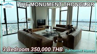 Hyper Luxury Condo Bangkok The Monument Thonglor 3 Bedroom 350,000 THB Monthly