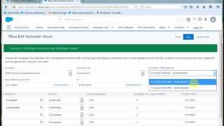 Salesforce NPSP: assigning Volunteers to Shifts