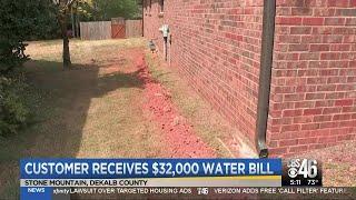 Customer receives $32,000 water bill