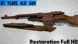 81 years Old Gun Rusty restoration || 8MM Mauser M48 Rifle Restoration || Old model Gun Restoration