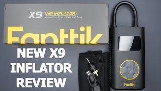 Fanttik X9 Motorcycle And Car Tire Portable Inflator Review vs X8