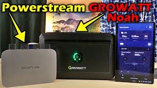 Operate Growatt Noah 2000 with EcoFlow Powerstream or other inverters