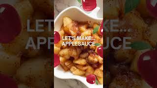 This easy applesauce recipe highlights the natural sweetness & crisp flavour of Cosmic Crisp apples.