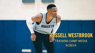 Russell Westbrook Post Practice Media  | Denver Nuggets Training Camp