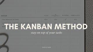 Master the Kanban Method: Your Ultimate Guide to Visual Project Management | Cloth & Paper