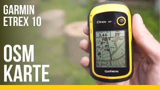 Garmin eTrex 10 Karte aufspielen | OSM Download und Installation für Einsteiger