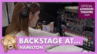 Behind the scenes at Hamilton in the West End