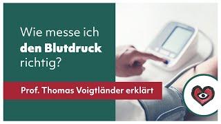 Blutdruck korrekt messen