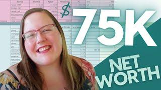 $75k Net Worth Update & Oct. Budget Report! - BUDGET WITH ME