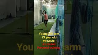 young left arm pace bowler mr.shah,Az cricket personal training #cricket #crickettraining #yt #ipl