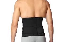 SLIMBELLE Sauna Waist Trimmer Belt, Mens Waist Trainer for Weight Loss & Back Support, Sweat Reviews