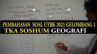 Pembahasan soal UTBK Soshum Geografi 2021 Gelombang 1