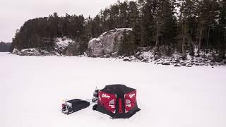 3 Days Ice Fishing At An Off-Grid Outpost