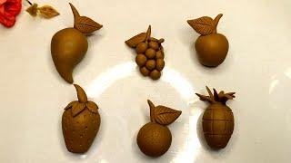 Clay se fruit kaise banate hain  | How to make fruits with clay | Clay fruits | Clay fruit making