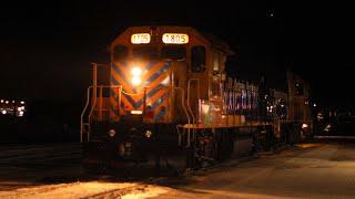 Ontario Northland’s Polar Bear Express arriving into Cochrane