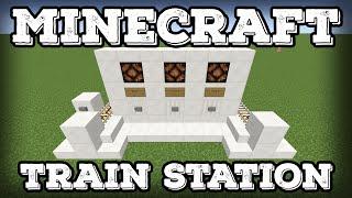 Minecraft Tutorial - Minecart Train Station - Compact - Expandable(Minecraft 1.17+)