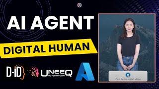 Create Realistic Talking AI Agent with D-ID, UneeQ, and Azure AI