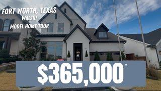 Beautiful Model Home Walkthrough tour in Walsh, 15 minutes outside of Downtown Fort Worth