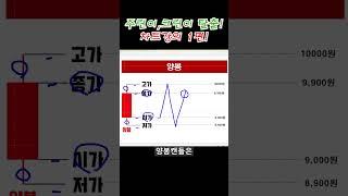 차트보는법 /기초강의 1편 /주린이 코린이 탈출하기